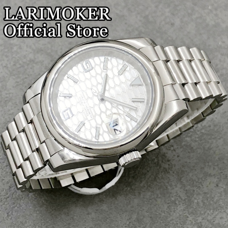 Stainless Bracelet Diver - LARIMOKER 36mm/39mm Szafirowe Szkło Stal Nierdzewna