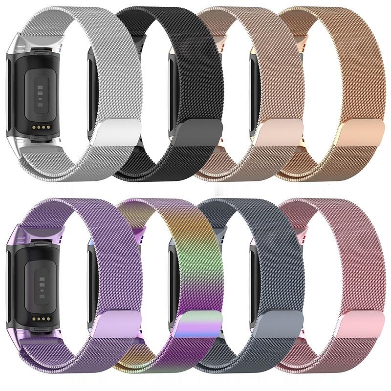 Mesh Strap Metal - Metalowy pasek do smartwatcha Fitbit Charge