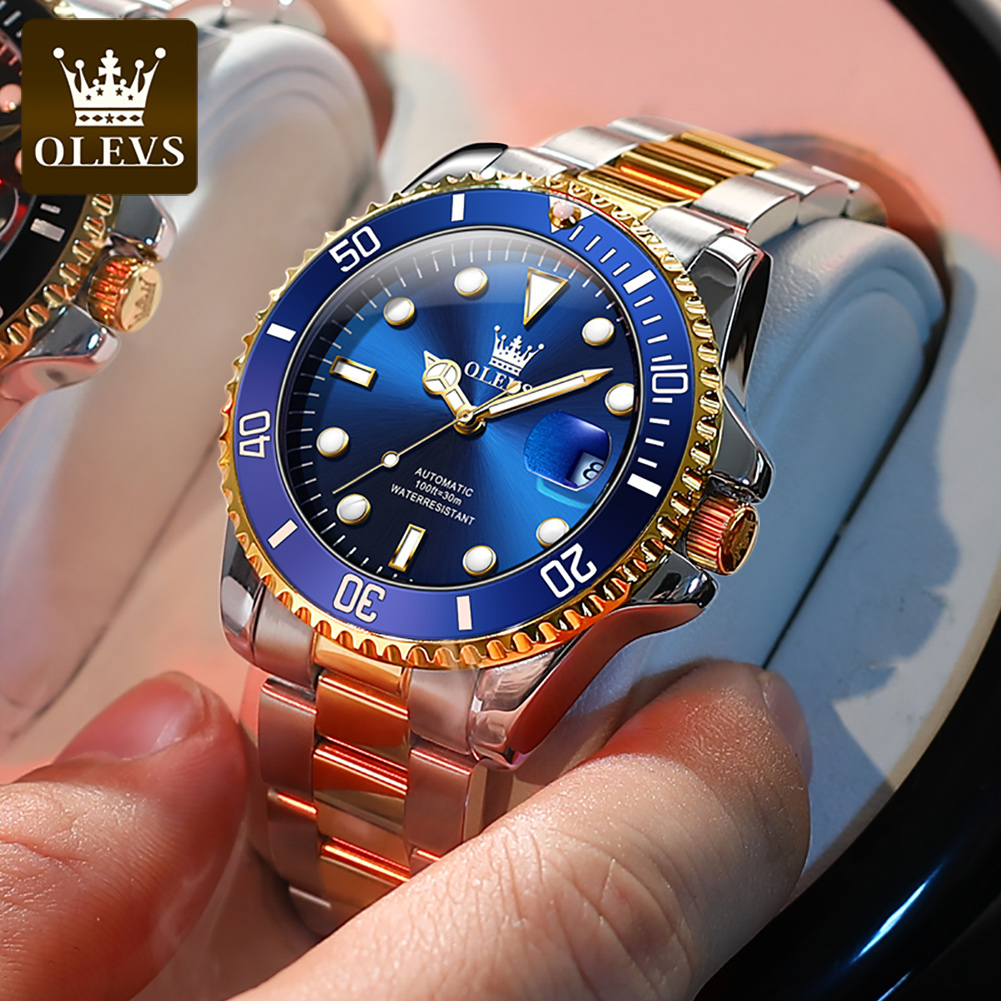 OLEVS męski zegarek automatycz – Rolex Watch Datejust recenzja i cena