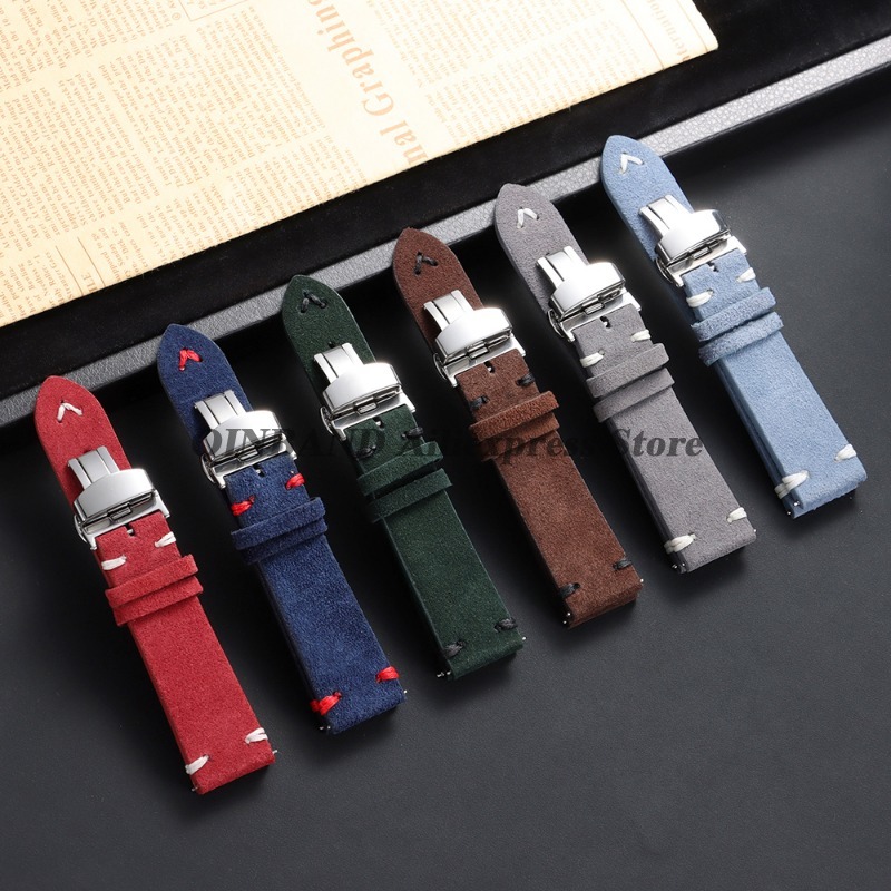 Pasek do zegarka ze skóry ciel – Suede Strap Watch recenzja i cena