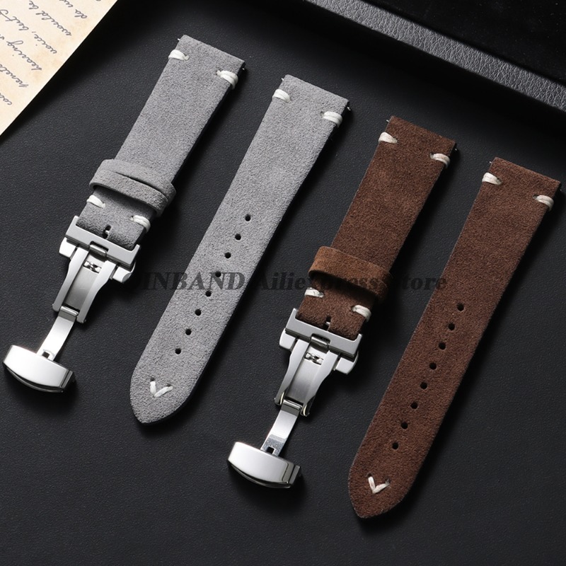 Pasek do zegarka ze skóry ciel – Suede Strap Watch recenzja i cena
