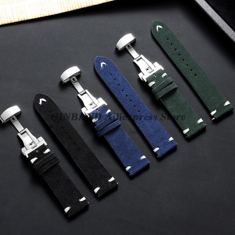 Pasek do zegarka ze skóry ciel – Suede Strap Watch recenzja i cena